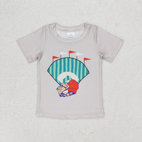 BT0629 RTS  toddler girl clothes baseball  girl summer top tshirt tee