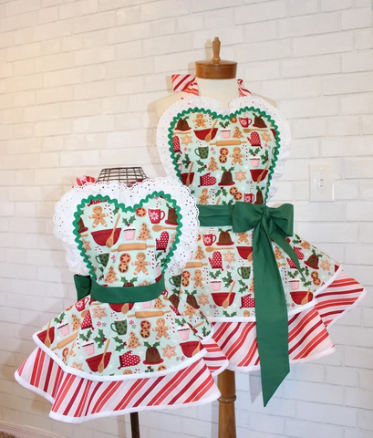 GSD1344 pre-order  toddler girl clothes gingerbread man girl christmas dress-2024.6.4