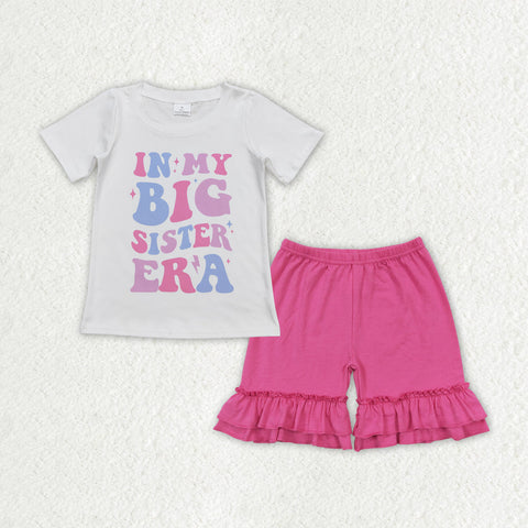 GSSO1402 baby girl clothes 1989 singer tshirt+ruffle shorts toddler girl summer outfits 23