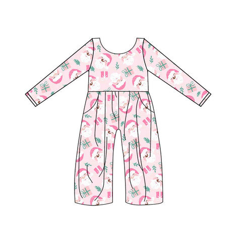 LR1021 pre-order baby girl clothes santa girl christmas winter jumpsuit-2024.6.4