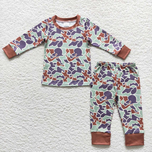 BLP0357 toddler boy clothes boy winter pajamas set