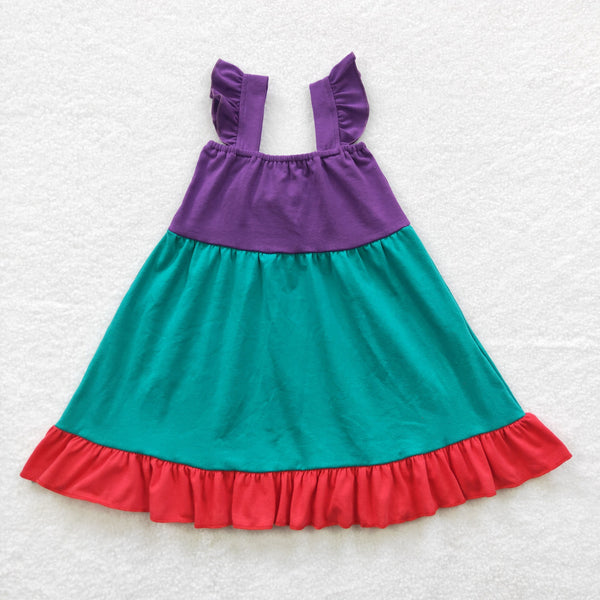 GSD0345 kids clothes girls princess dress girl party dress