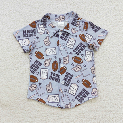 BT0270 baby boy clothes football boy summer tshirt