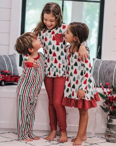 RTS toddler clothes matching christmas clothing