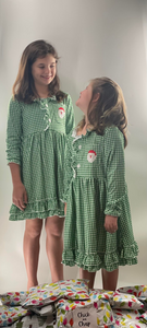 6 C10-7 toddler girl clothes girl christmas dress 11
