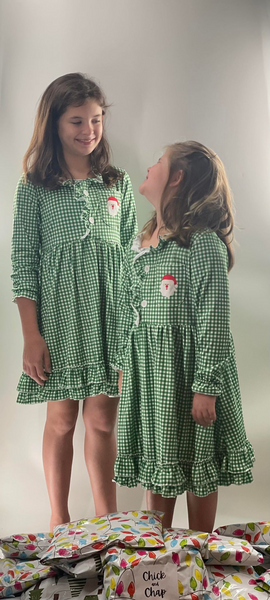 6 C10-7 toddler girl clothes girl christmas dress
