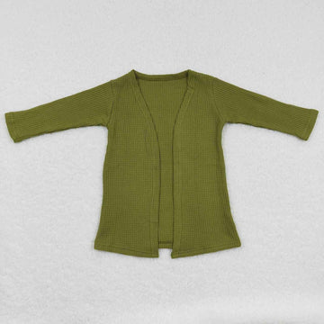 GT0244 baby girl clothes green  girl winter coat