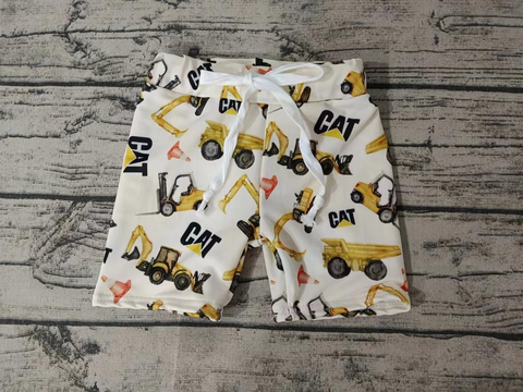 Custom order MOQ 3pcs each design baby boy clothes boy summer shorts 1(milk silk)