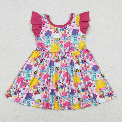 GSD0943 RTS toddler clothes sister squad baby girl summer twirl dress