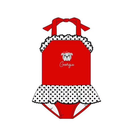 Order Deadline:18th May. Split order baby girl clothes state  girl summer swimsuit 3