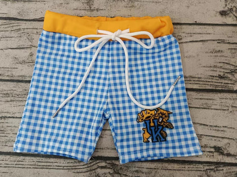 custom order MOQ:5pcs each design state boy summer shorts-swim short
