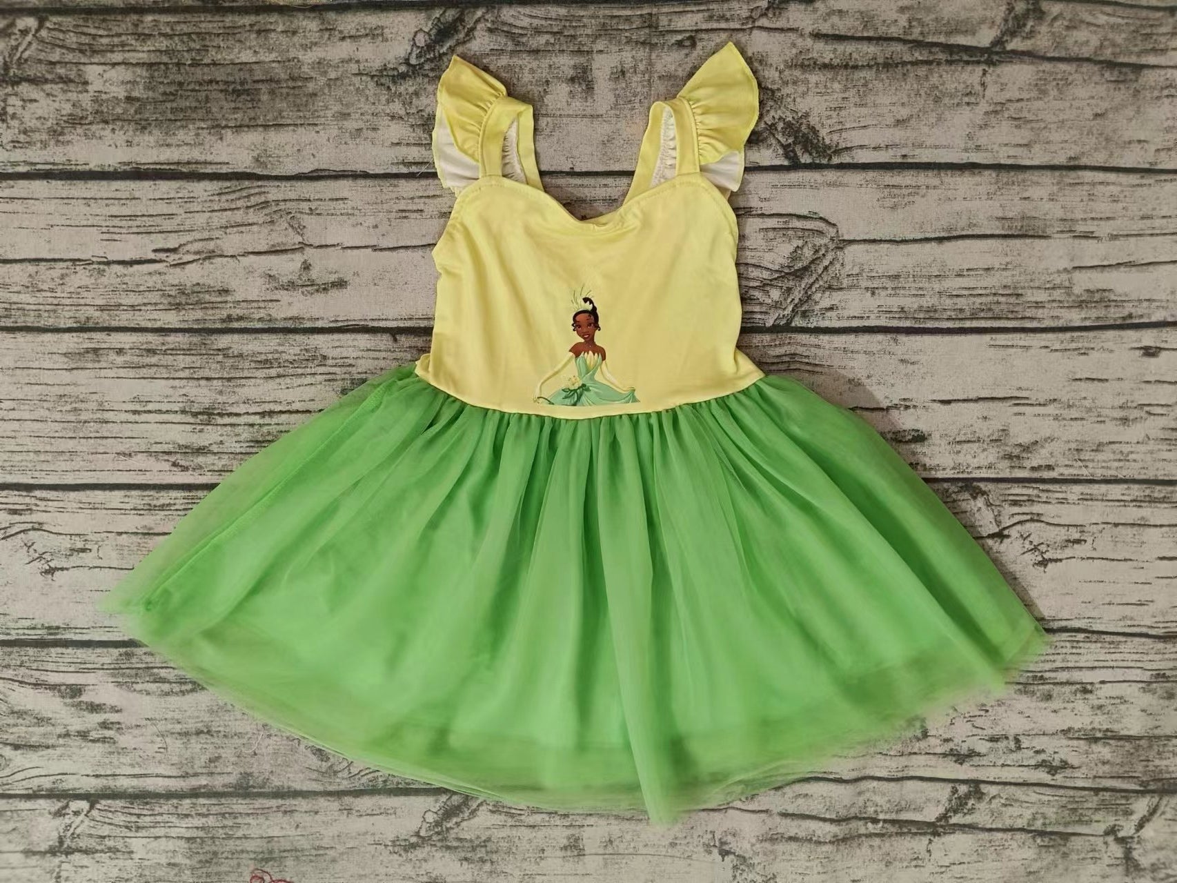 Custom order MOQ:3pcs each design girl princess summer tulle  twirl dress 1
