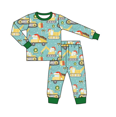 Custom order MOQ:3pcs each design baby boy clothes boy winter pajamas set