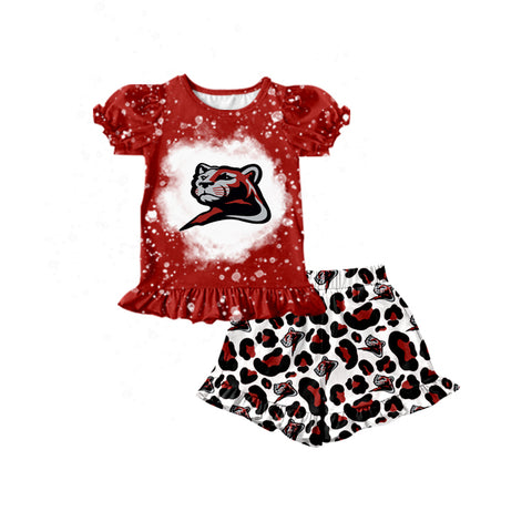 Custom order MOQ 3pcs each design tddler girl clothes state girl summer shorts set 7