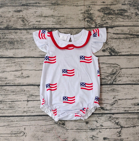 SR1123 pre-order baby girl clothes 4th of July  toddler girl summer bubble