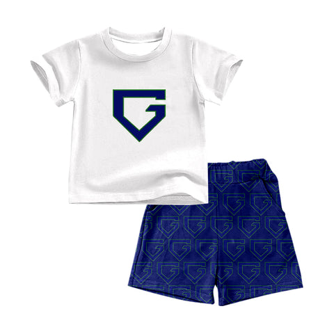 Custom order MOQ:5pcs each design baby boy clothes boy summer shorts set 300