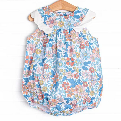Order Deadline:20 th May.Split order toddler clothes floral girl summer bubble