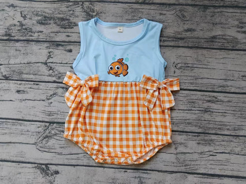 custom order MOQ:3pcs each design baby girl clothes fish girl summer bubble 200