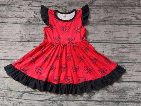 custom order MOQ:3pcs each design baby girl clothes state girl summer dress 303