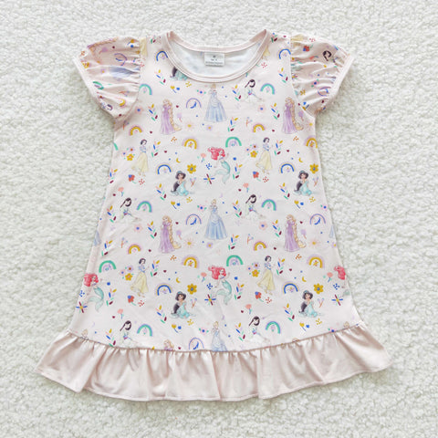 GSD0427 baby girl clothes princess girl summer dress