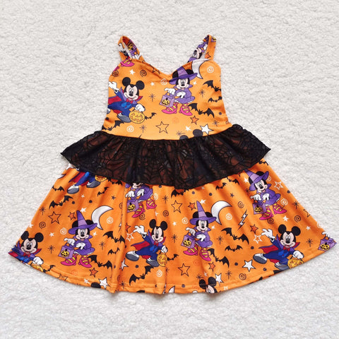 GSD0453 baby girl clothes girl halloween dress