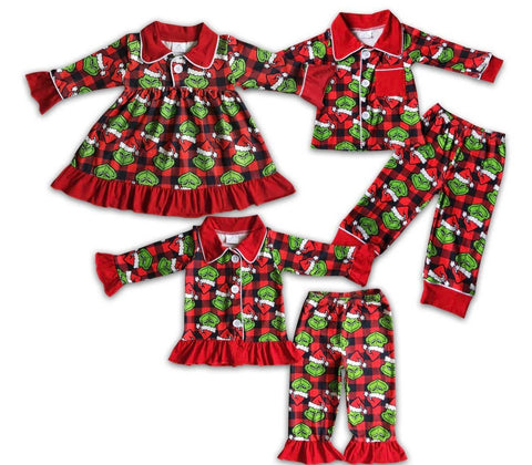 toddler clothes kids matching christmas pajamas