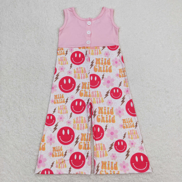 SR1195 RTS baby girl clothes wild child girl summer jumpsuit