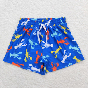 S0269 RTS  baby boy trunks crawfish boy summer swim shorts 1
