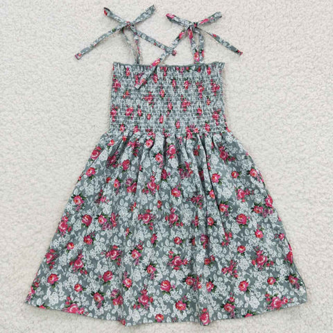 GSD0378 baby girl clothes 100% cotton girl summer dress