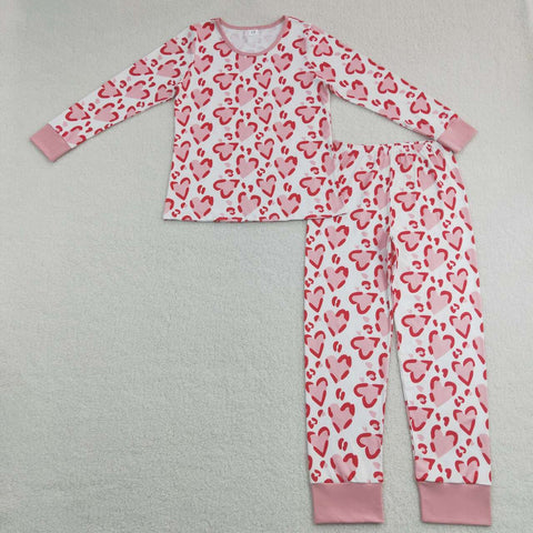 GLP1096 adult clothes adult women love Valentine's day set heart pajamas set