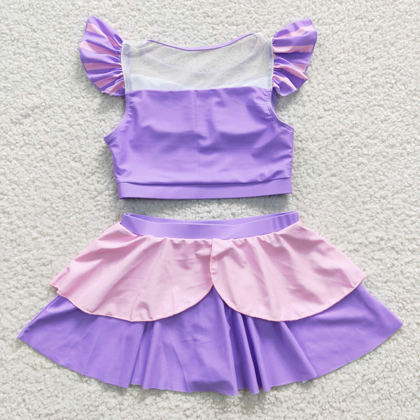 S0145 baby girl clothes princess girl swimwear toddler girl summer swimsuit 11
