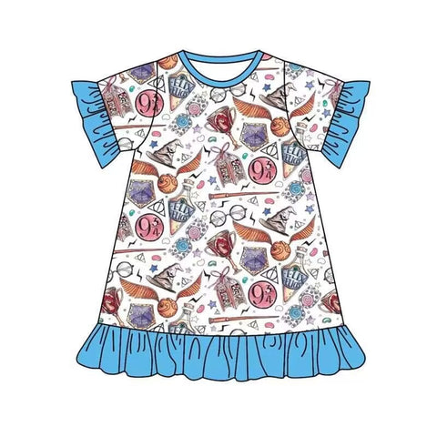 Order Deadline:5th May. Split order baby girl clothes magic girl summer dress