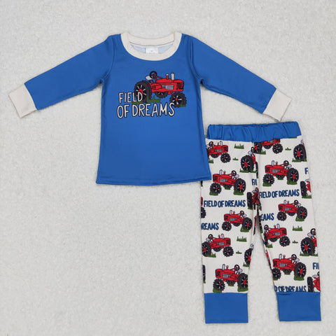BLP0372 baby boy clothes tractor boy winter outfit