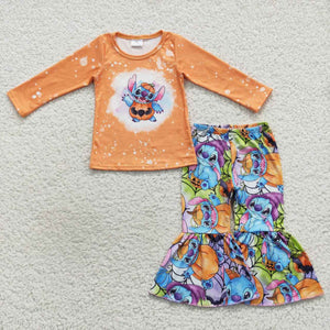 GLP0677 baby girl clothes girl cartoon halloween set