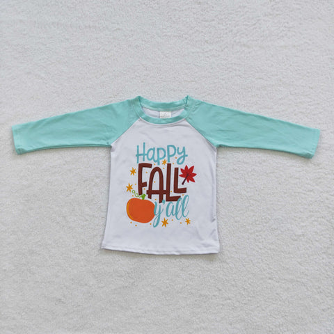 6 A11-11 toddler boy clothes fall shirt fall top