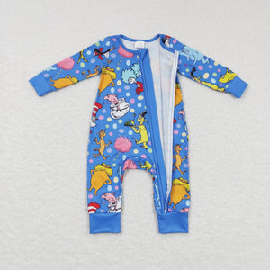 LR0784 baby clothes baby dr.seuss romper
