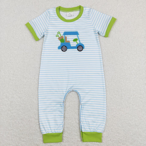 SR0700 baby boy clothes embroidery golf boy summer romper toddler summer clothes
