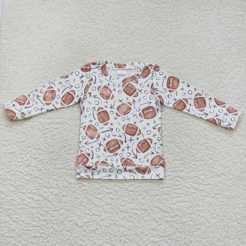 BT0310 baby boy clothes boy football shirt winter top