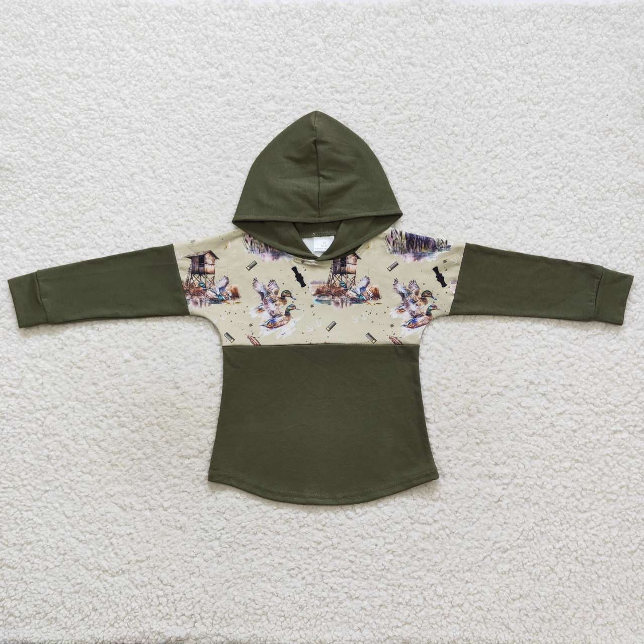 BT0317 toddler boy clothes mallard green boy witner zipper top