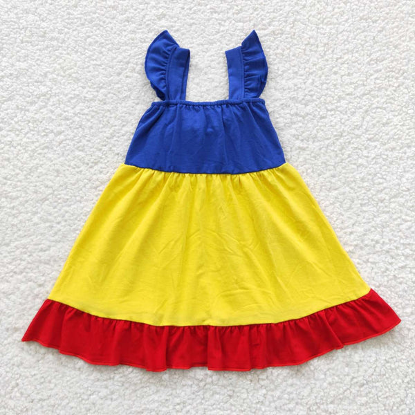 GSD0343 kids clothes girls princess dress girl party dress