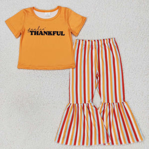 GSPO0883 baby girl clothes girl thankful outfit thanksgiving outfit