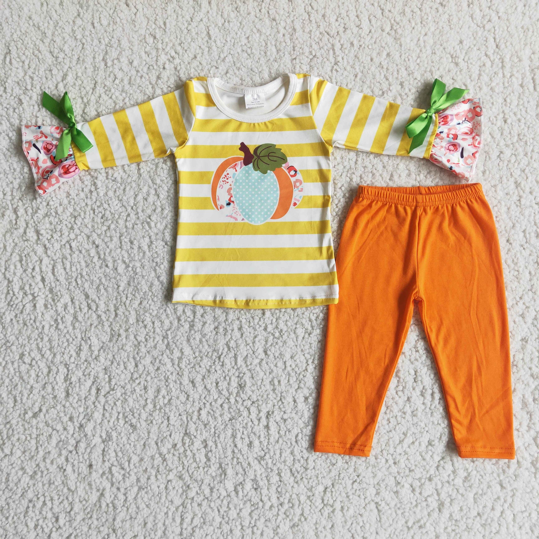 6 A10-14 baby girl clothes pumpkin winter outfits-promotion 2023.9.11