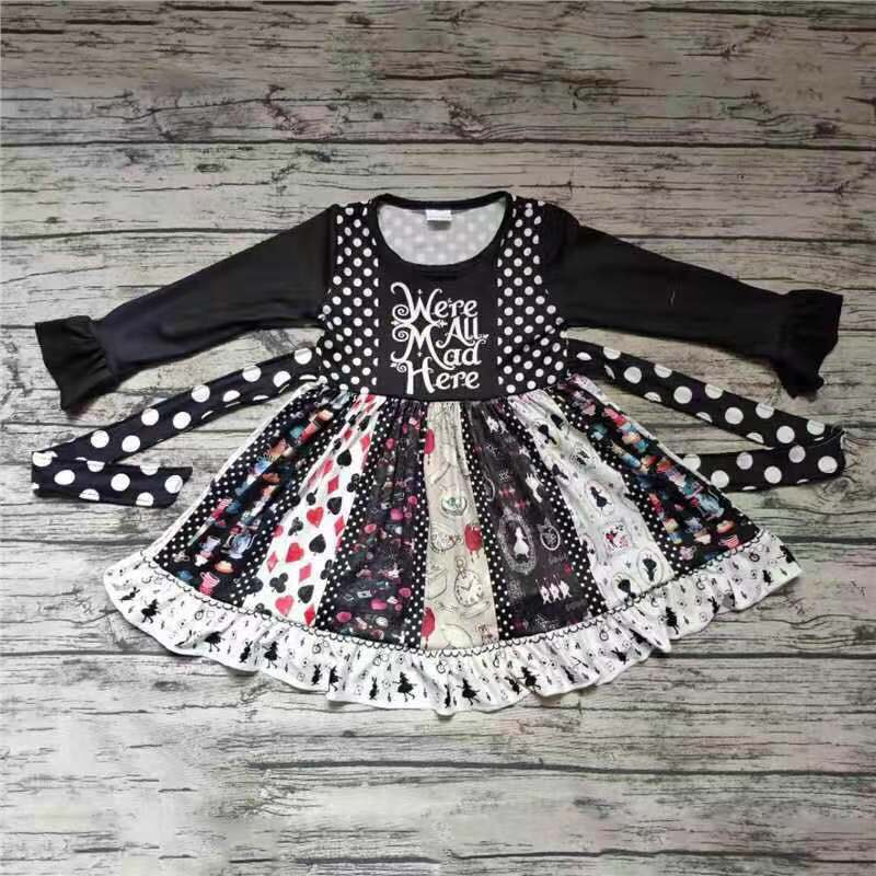 6 A12-11 baby girl winter long sleeve ruffled dress-promotion 2023.8.14