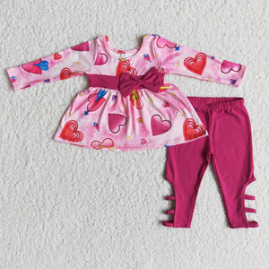 6 A27-15 baby girl clothes heart girl valentines day outfit-promotion 2023.12.16