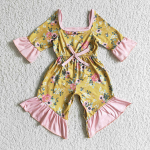 6 A30-16-1 baby girl clothes  girl summer jumpsuit sizes:3-6M-5-6T-promotion 2023.12.16
