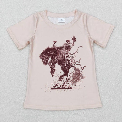 BT0434 toddler boy clothes western boy summer tshirt