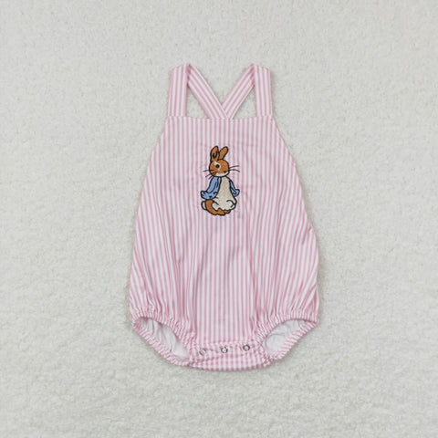 SR0462 baby girl clothes embroidery girl easter bubble