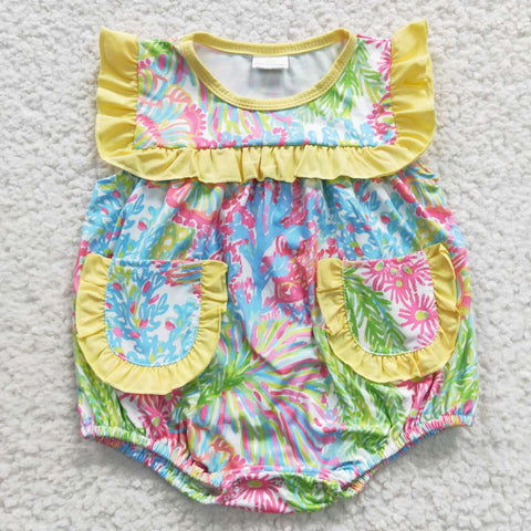 SR0391 baby girl clothes summer bubble