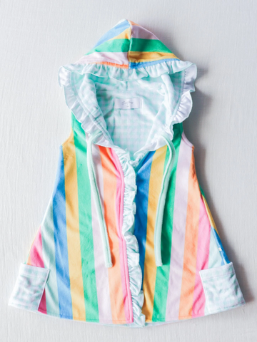 Order Deadline:5th May. Split order baby girl clothes color stripes girl summer dress