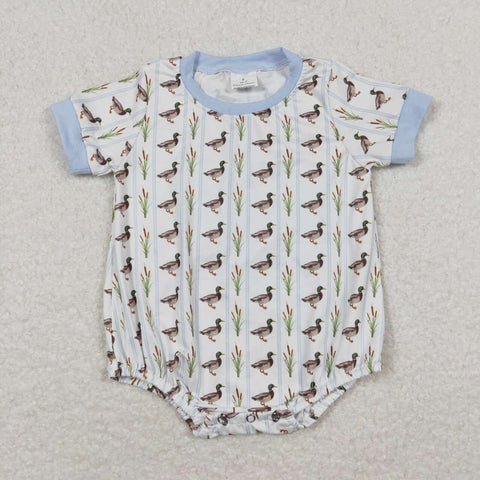 SR1067 baby boy clothes mallard duck toddler boy summer bubble newborn summer clothes
